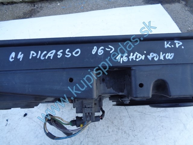 predné čelo na citroen c4 picasso 1,6hdi, ventilátor, 